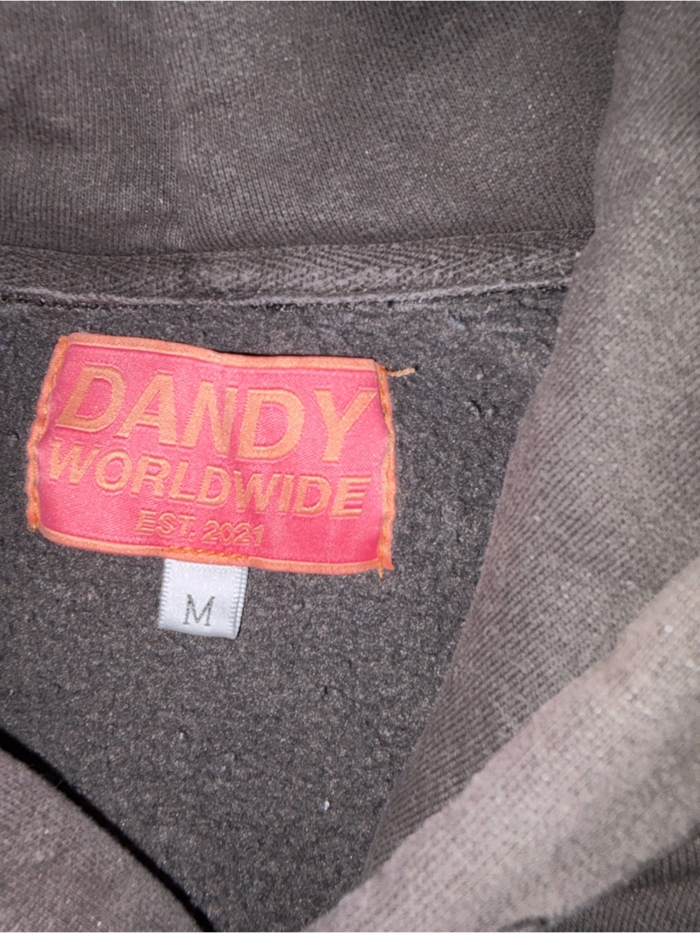 Dandy Worldwide Embroidered Heart Hoodie Medium - Picture 5 of 5